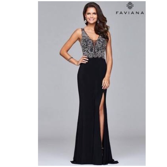 long body fit dresses